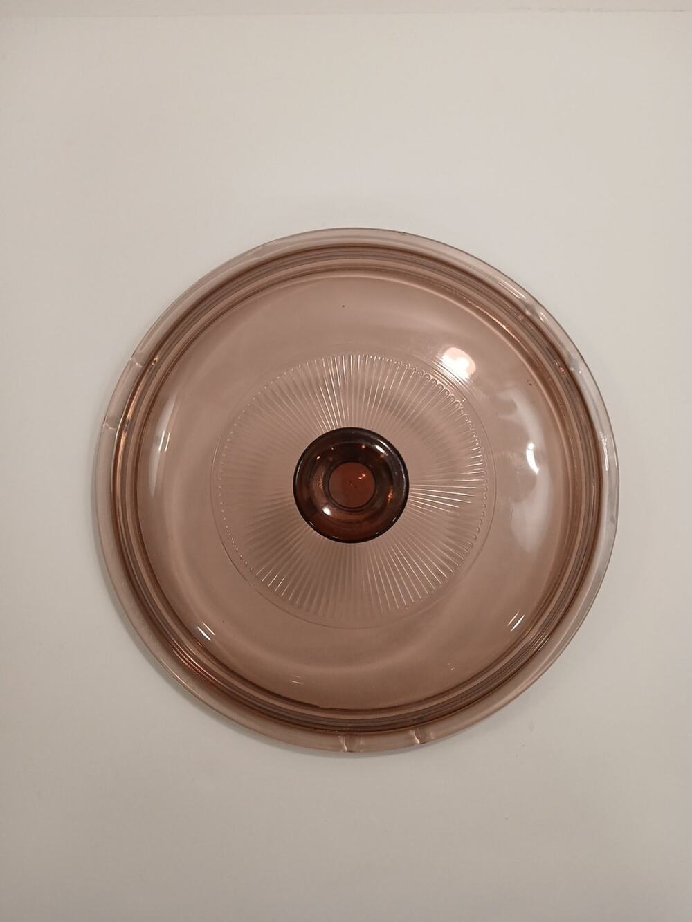 Pyrex Visionware 5 V 1.5 C Pink|Cranberry Colored Replacement Lid
